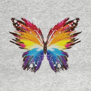 Butterfly colorful painting - Cute T-Shirt